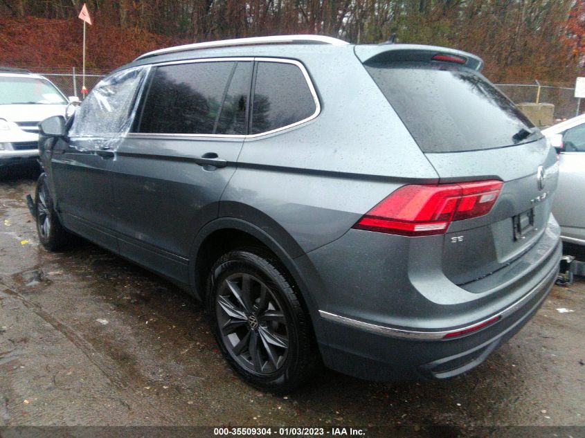 2022 VOLKSWAGEN TIGUAN SE VIN: 3VV2B7AX3NM082335