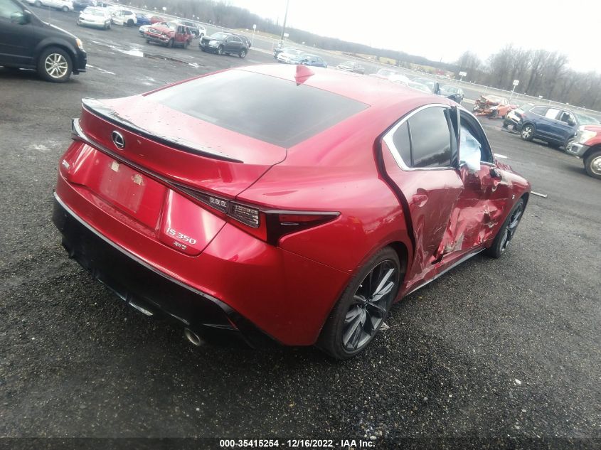 2021 LEXUS IS IS 350 F SPORT VIN: JTHGZ1E21M5022617
