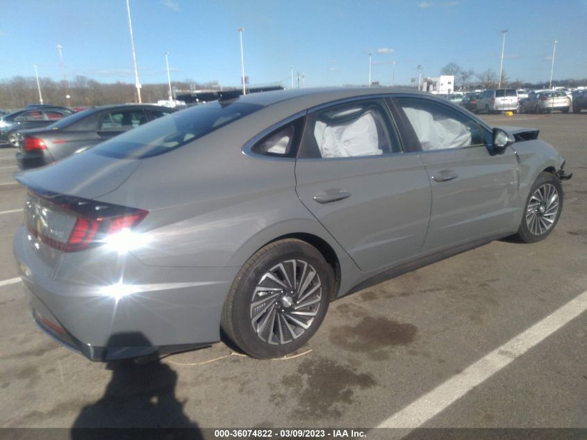 2022 HYUNDAI SONATA HYBRID SEL VIN: KMHL34JJ1NA051815