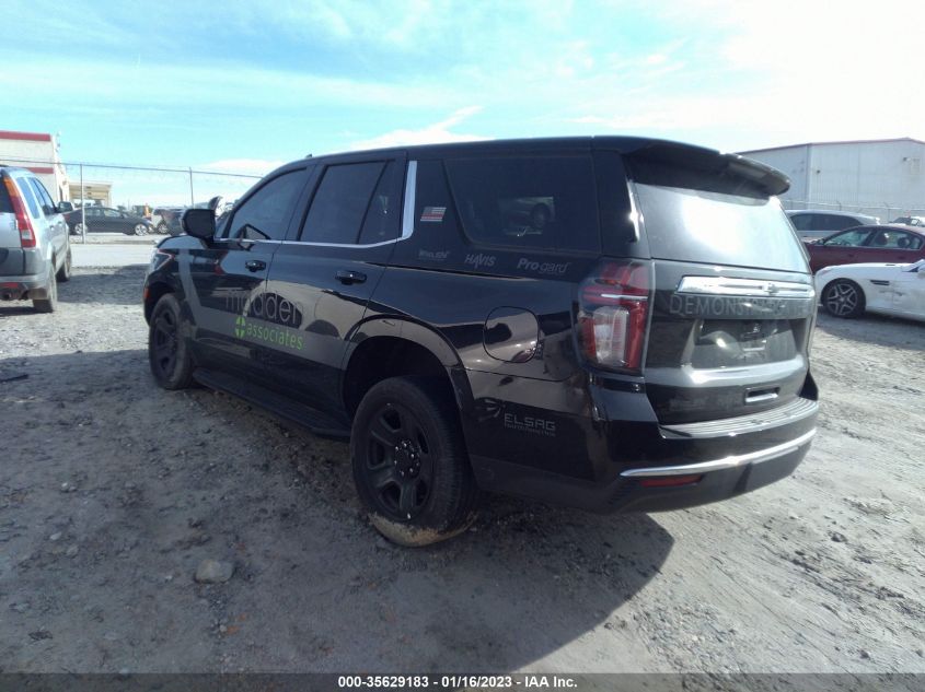 2022 CHEVROLET TAHOE COMMERCIAL VIN: 1GNSCLED6NR221951