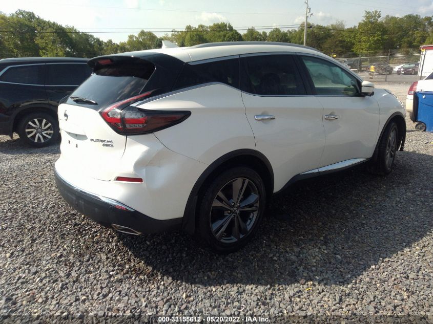 2020 NISSAN MURANO PLATINUM VIN: 5N1AZ2DS4LN154022