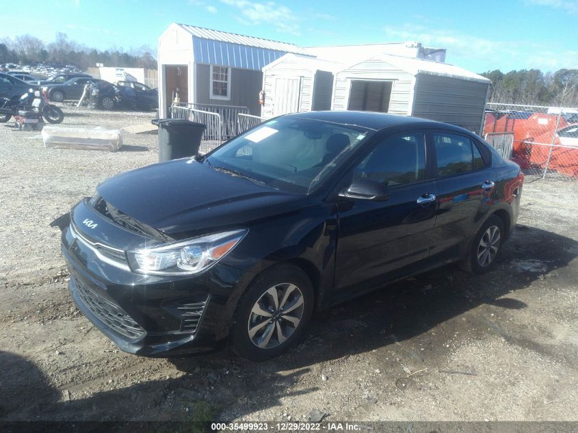2022 KIA RIO S VIN: 3KPA24AD8NE476616