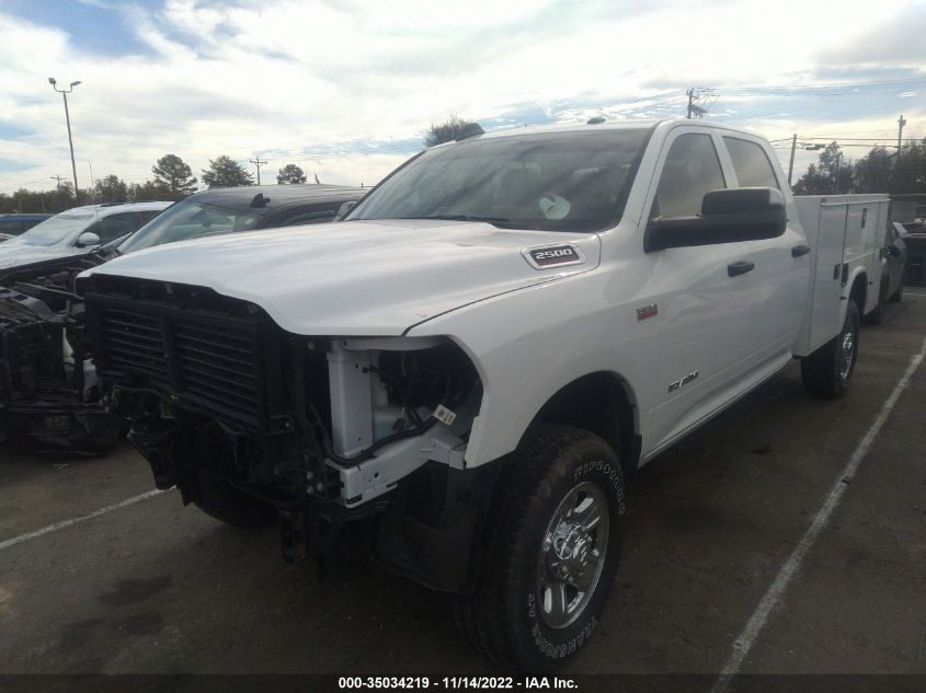 2022 RAM 2500 TRADESMAN VIN: 3C7WR5HJ3NG100805
