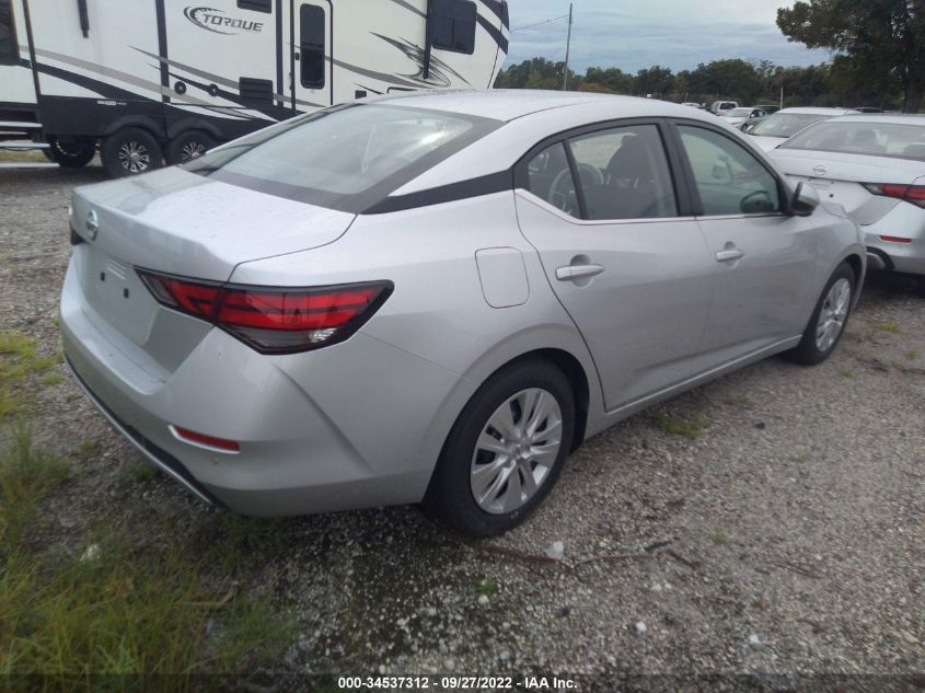 2022 NISSAN SENTRA S VIN: 3N1AB8BV0NY292979
