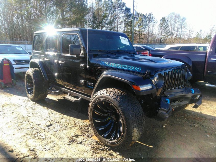 2021 JEEP WRANGLER 4XE UNLIMITED RUBICON VIN: 1C4JJXR60MW765441