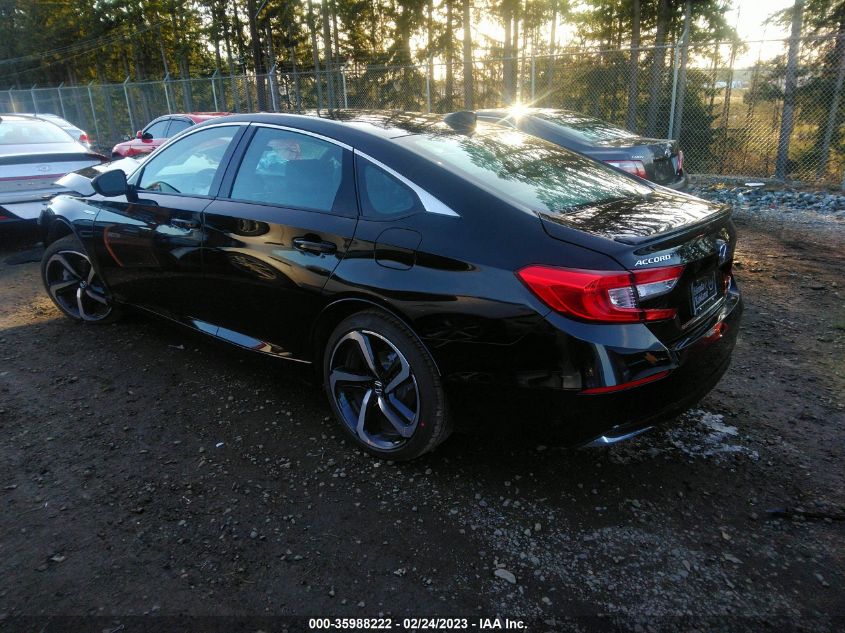 2022 HONDA ACCORD HYBRID SPORT VIN: 1HGCV3F21NA041913