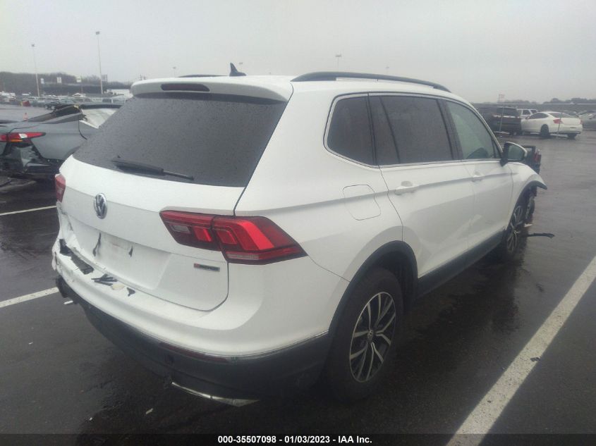 2021 VOLKSWAGEN TIGUAN SE/SE R-LINE BLACK/SEL VIN: 3VV2B7AX1MM055245