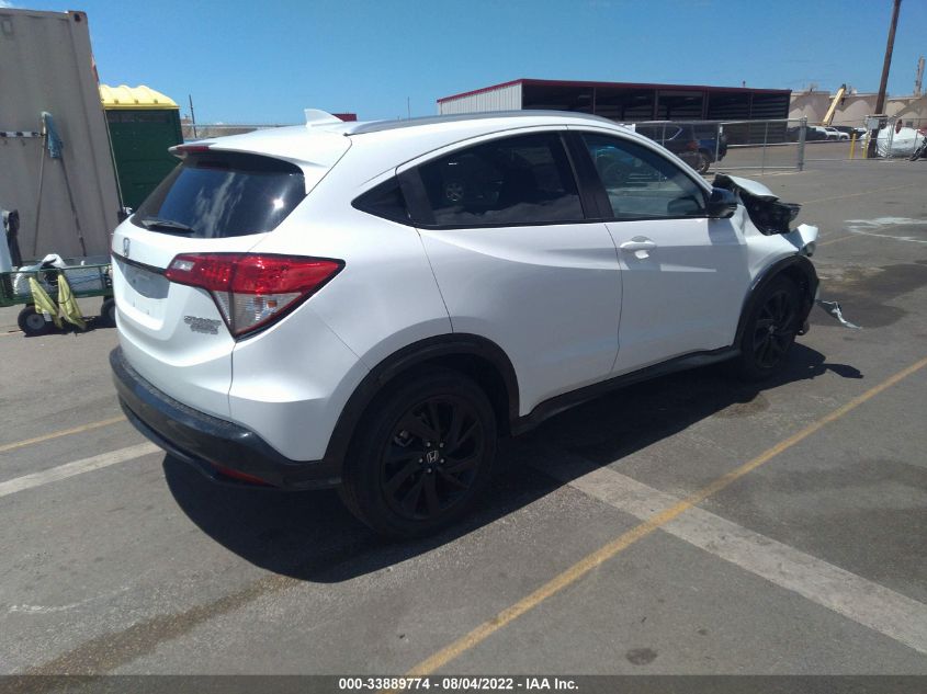 2021 HONDA HR-V SPORT VIN: 3CZRU6H10MM740639