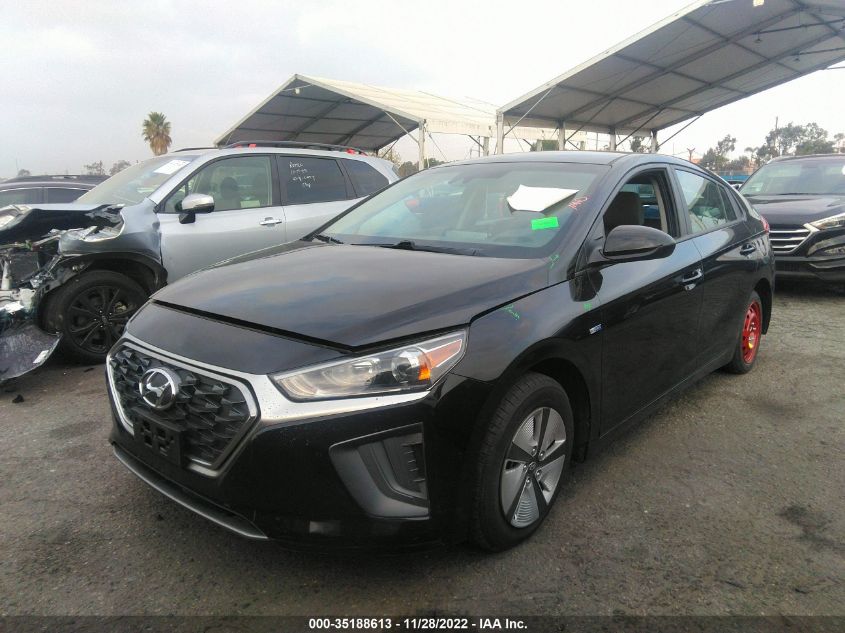 2020 HYUNDAI IONIQ HYBRID BLUE VIN: KMHC65LC9LU210295