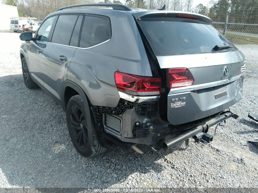 2022 VOLKSWAGEN ATLAS 3.6L V6 SE W/TECHNOLOGY VIN: 1V2JR2CA5NC511475