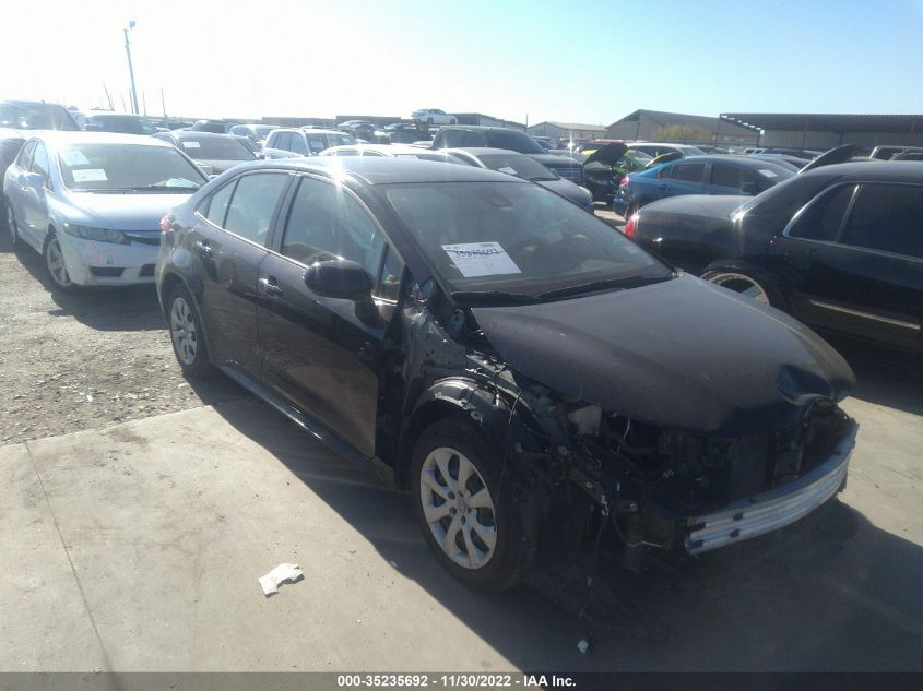 2022 TOYOTA COROLLA LE VIN: JTDEPMAE7NJ199777