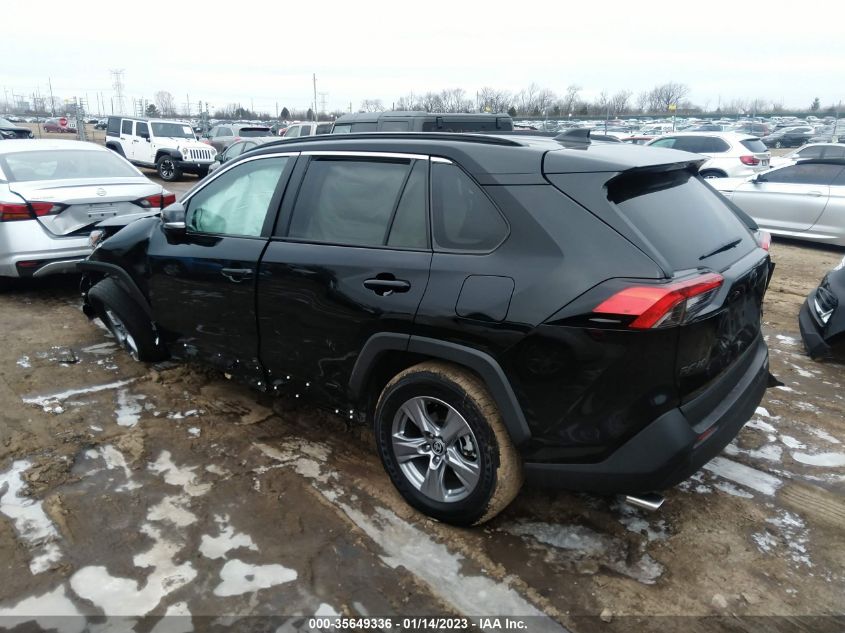 2022 TOYOTA RAV4 HYBRID XLE VIN: 4T3RWRFV2NU058823