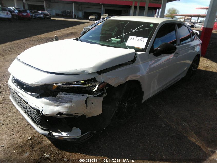 2022 HONDA CIVIC HATCHBACK SPORT VIN: 19XFL2H87NE003113
