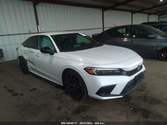 2022 HONDA CIVIC SEDAN SPORT VIN: 2HGFE2F54NH566452