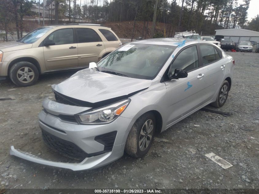 2022 KIA RIO S VIN: 3KPA24AD7NE474517
