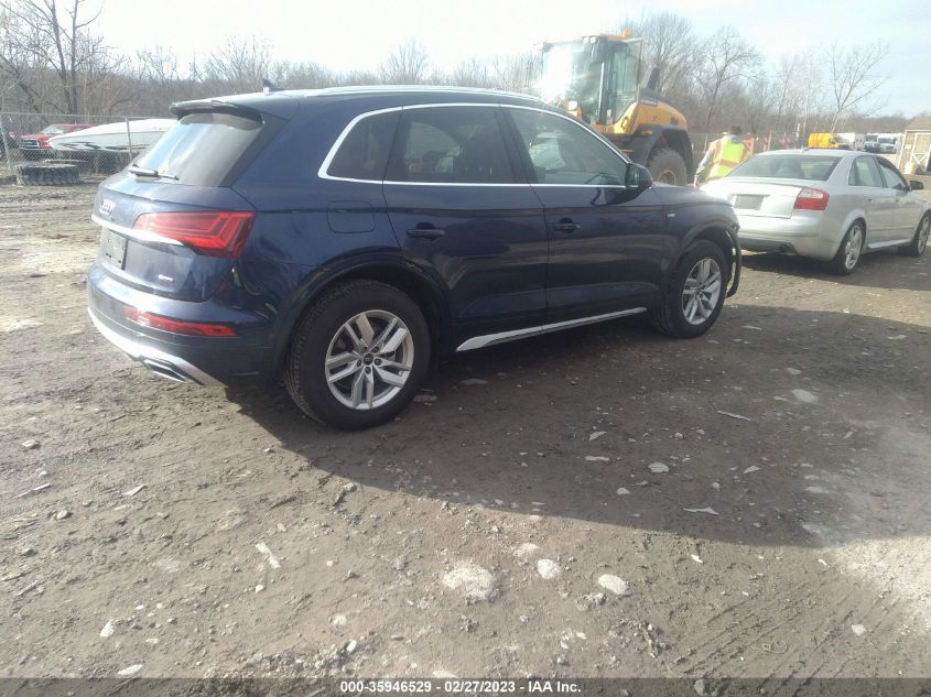 2022 AUDI Q5 S LINE PREMIUM VIN: WA1GAAFY6N2080988