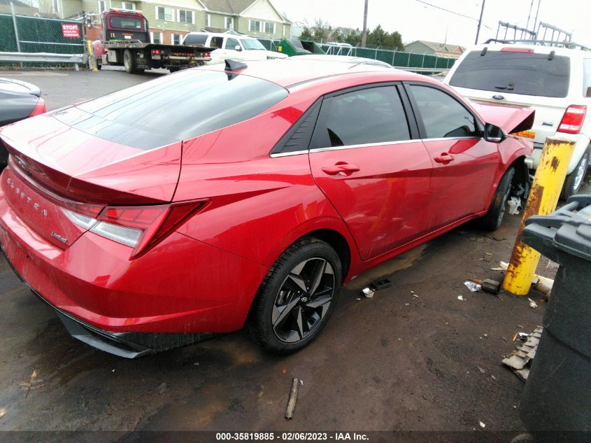 2022 HYUNDAI ELANTRA LIMITED VIN: KMHLP4AG7NU289059