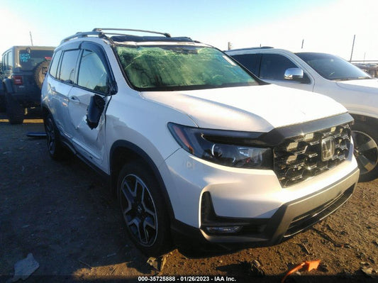 2022 HONDA PASSPORT ELITE VIN: 5FNYF8H02NB004953