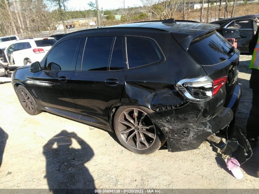2021 BMW X3 SDRIVE30I VIN: 5UXTY3C03M9H99665