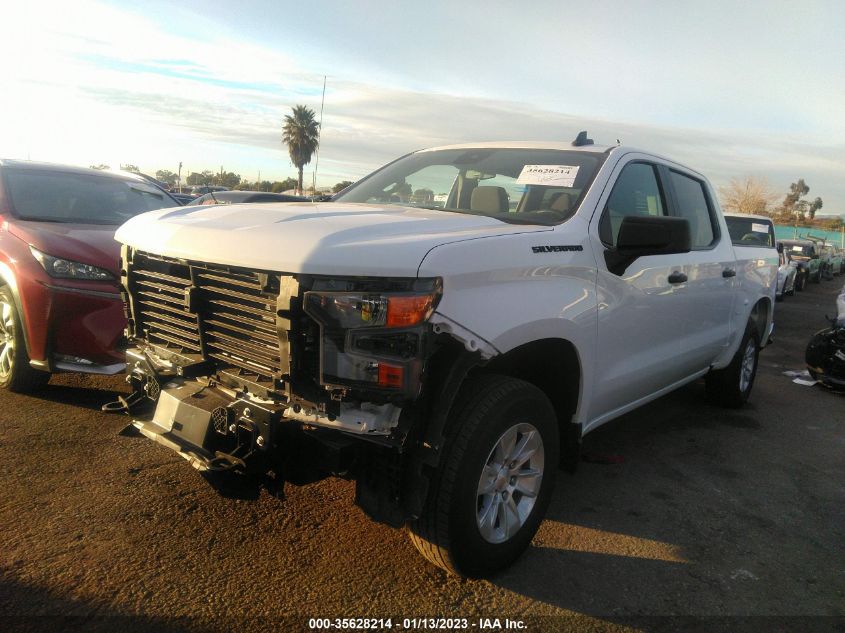 2022 CHEVROLET SILVERADO 1500 CUSTOM VIN: 1GCPABEKXNZ533882