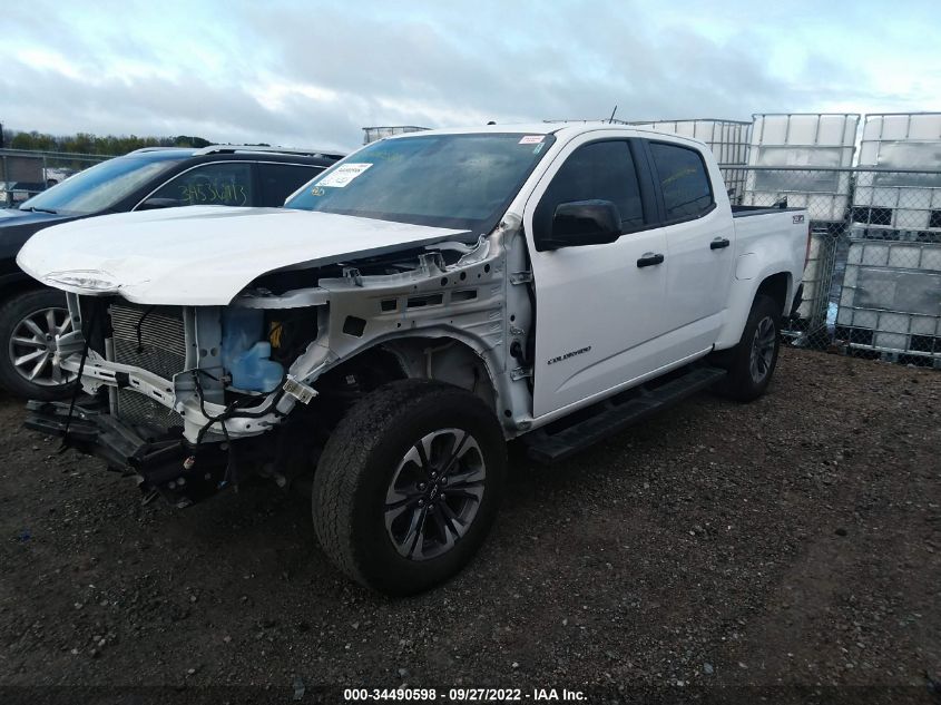 2021 CHEVROLET COLORADO 4WD Z71 VIN: 1GCGTDEN6M1100878