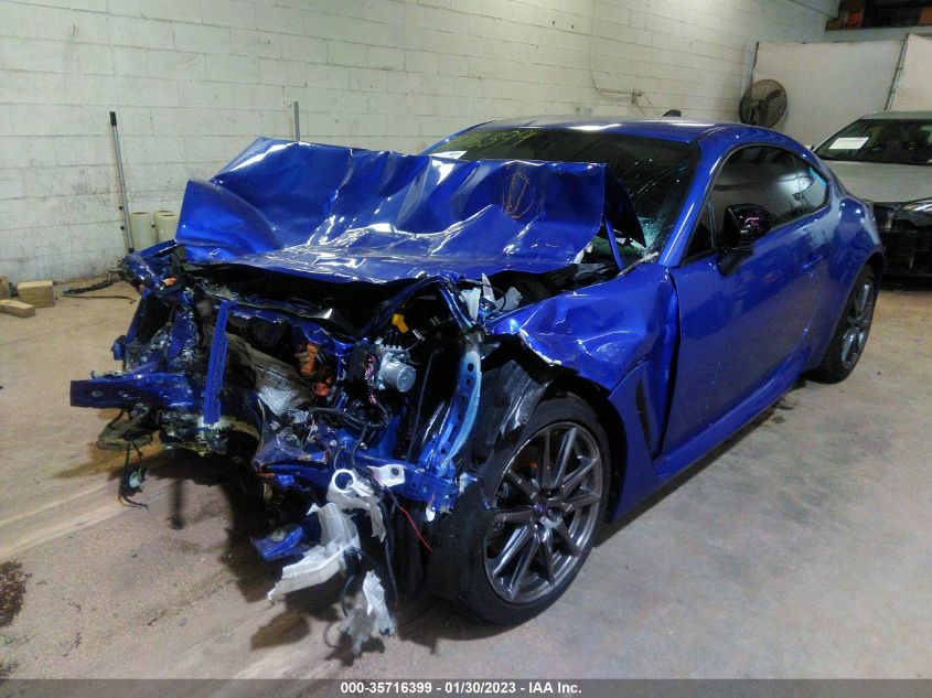 2022 SUBARU BRZ PREMIUM VIN: JF1ZDBB15N9703258