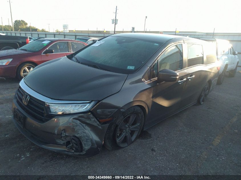 2021 HONDA ODYSSEY EX VIN: 5FNRL6H59MB044927