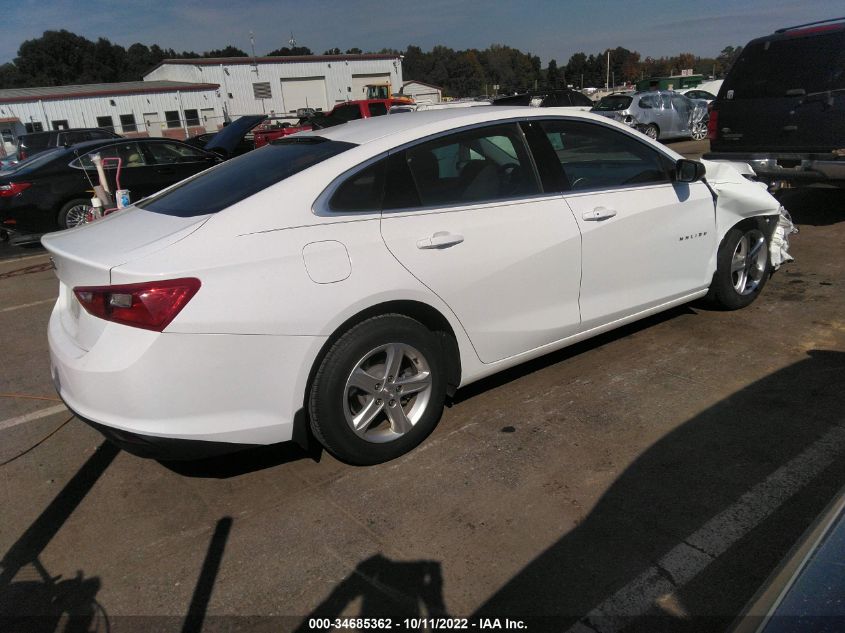2021 CHEVROLET MALIBU LS VIN: 1G1ZB5ST5MF043461