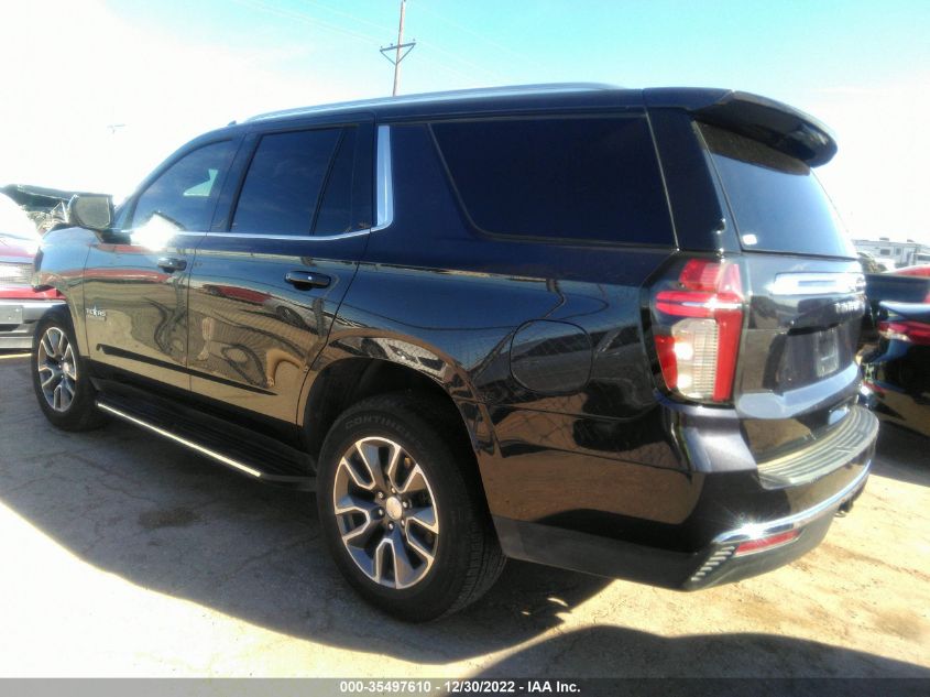 2022 CHEVROLET TAHOE LT VIN: 1GNSCNKD9NR196673