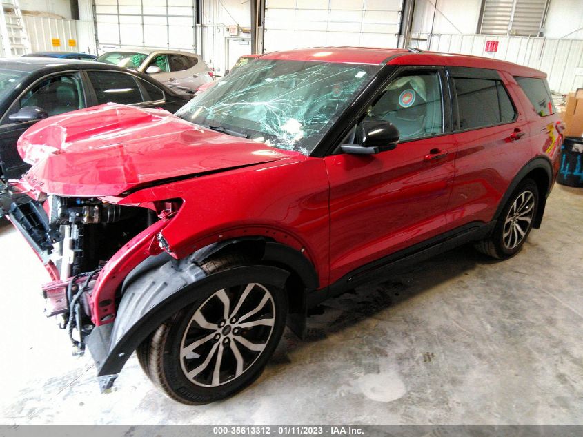 2021 FORD EXPLORER ST VIN: 1FM5K8GC2MGA82806