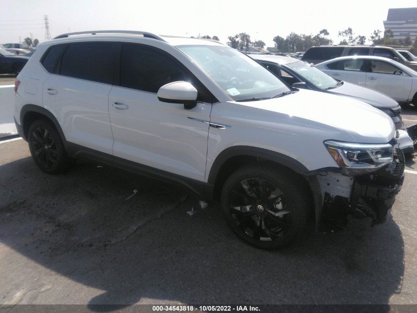 2022 VOLKSWAGEN TAOS SEL VIN: 3VV1X7B26NM005927