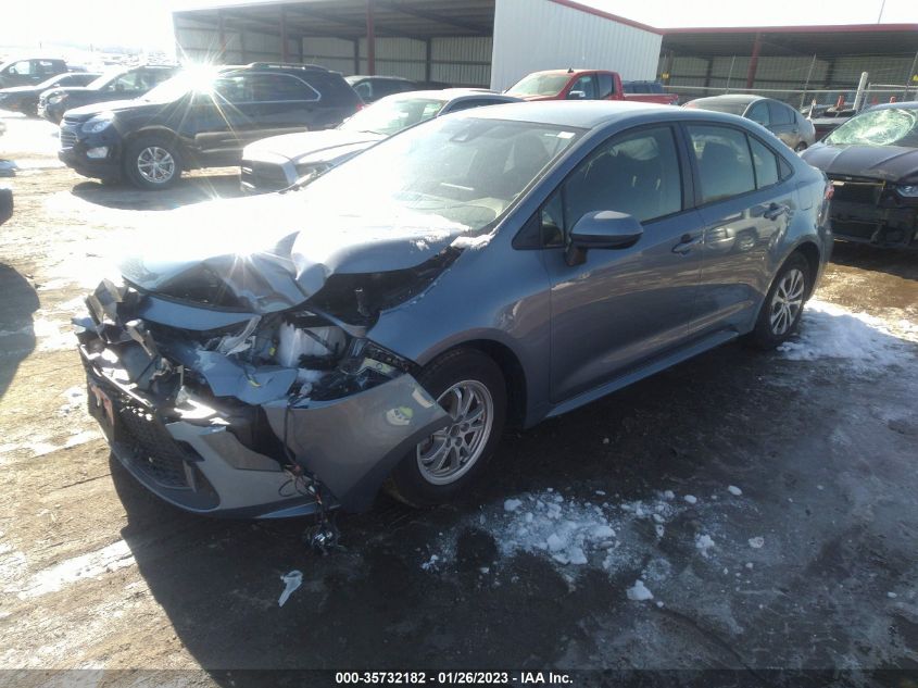 2022 TOYOTA COROLLA HYBRID LE VIN: JTDEAMDEXNJ058814