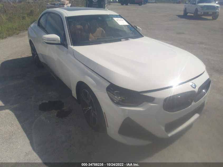 2022 BMW 2 SERIES 230I VIN: 3MW23CM08N8C46025
