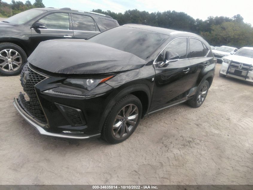 2021 LEXUS NX NX 300 F SPORT VIN: JTJSARBZ4M2186977