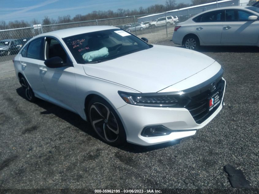 2022 HONDA ACCORD SEDAN SPORT VIN: 1HGCV1F30NA119238
