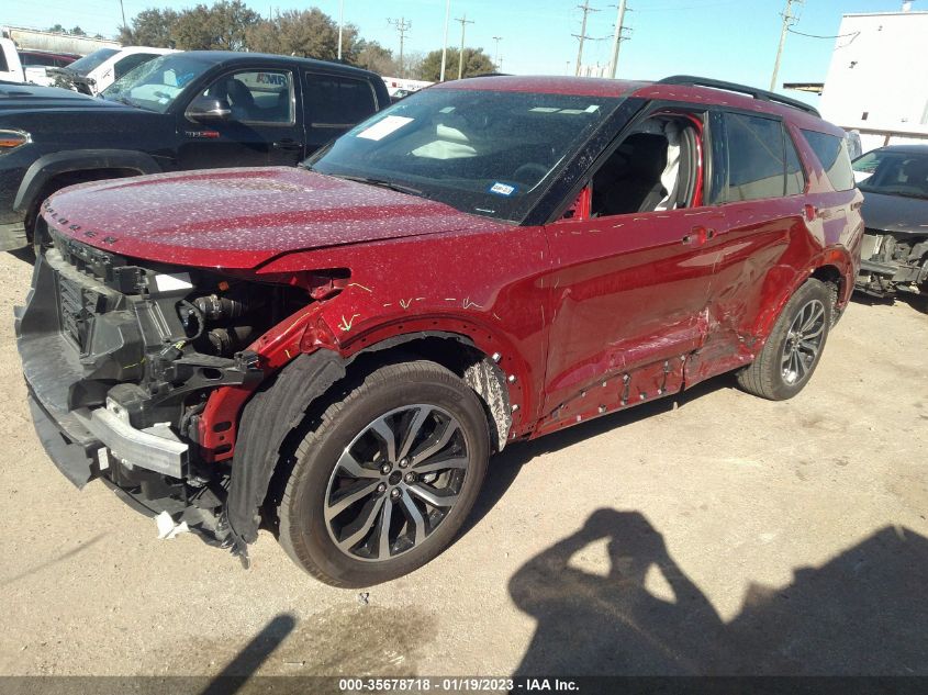 2021 FORD EXPLORER ST VIN: 1FM5K8GC5MGB23865