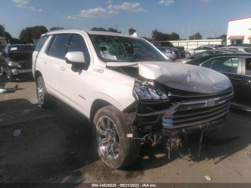 2021 CHEVROLET TAHOE HIGH COUNTRY VIN: 1GNSCTKL4MR164126
