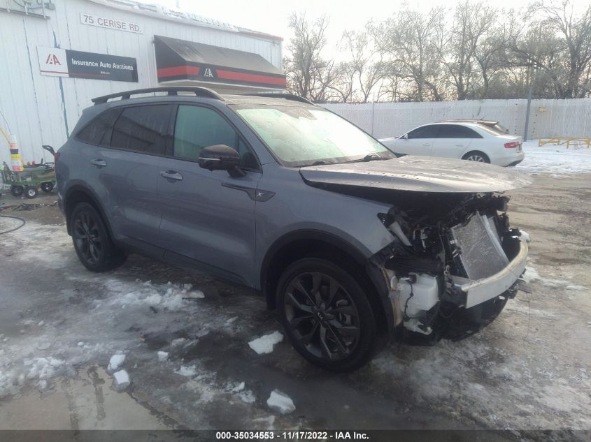2021 KIA SORENTO SX PRESTIGE X-LINE VIN: 5XYRKDLF3MG029680