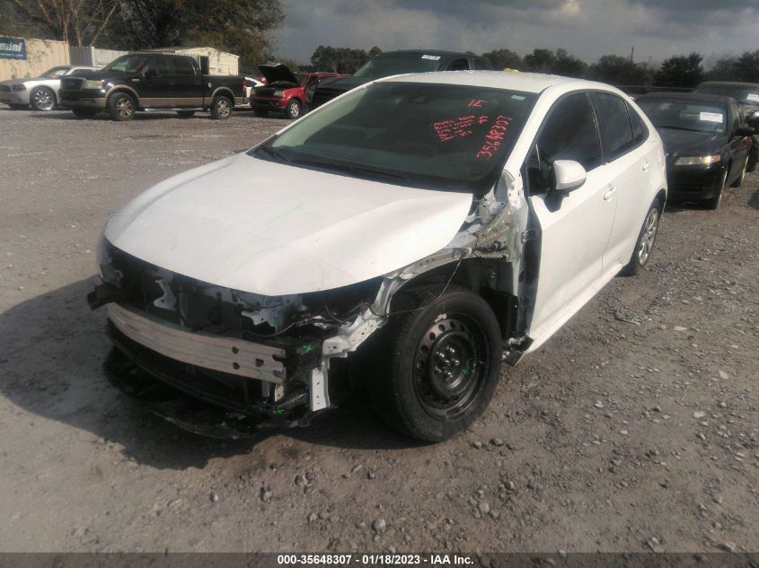 2022 TOYOTA COROLLA LE VIN: 5YFEPMAE7NP335708