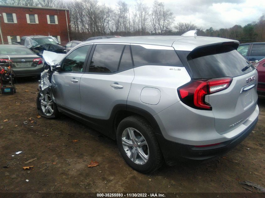 2022 GMC TERRAIN SLE VIN: 3GKALTEV6NL205855