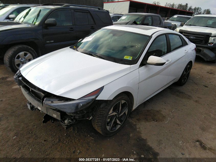 2023 HYUNDAI ELANTRA HYBRID LIMITED VIN: KMHLN4AJ5PU034365
