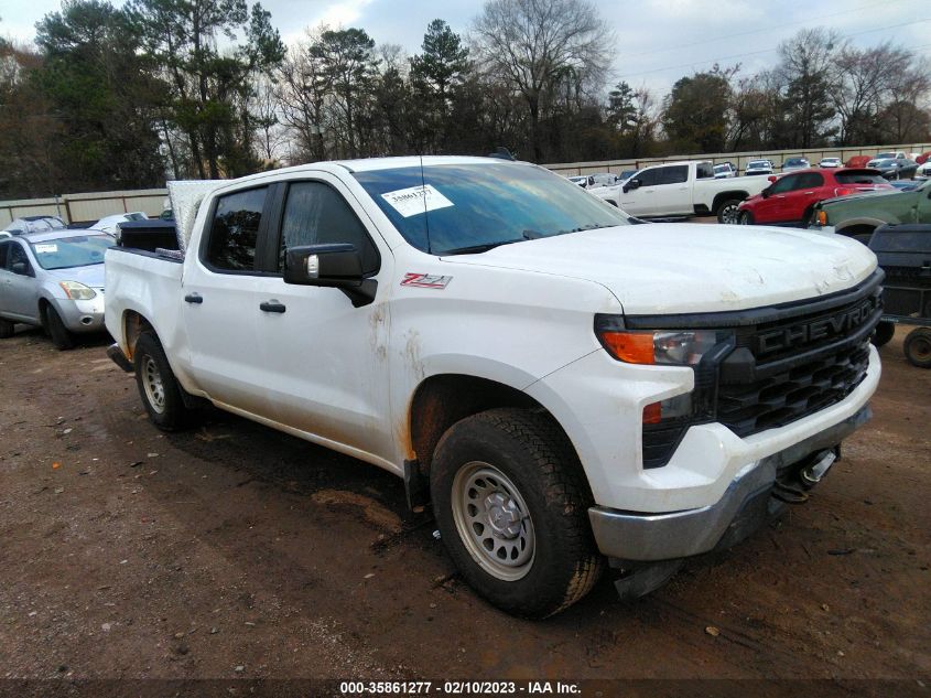 2023 CHEVROLET SILVERADO 1500 WORK TRUCK VIN: 2GCUDAED4P1101323