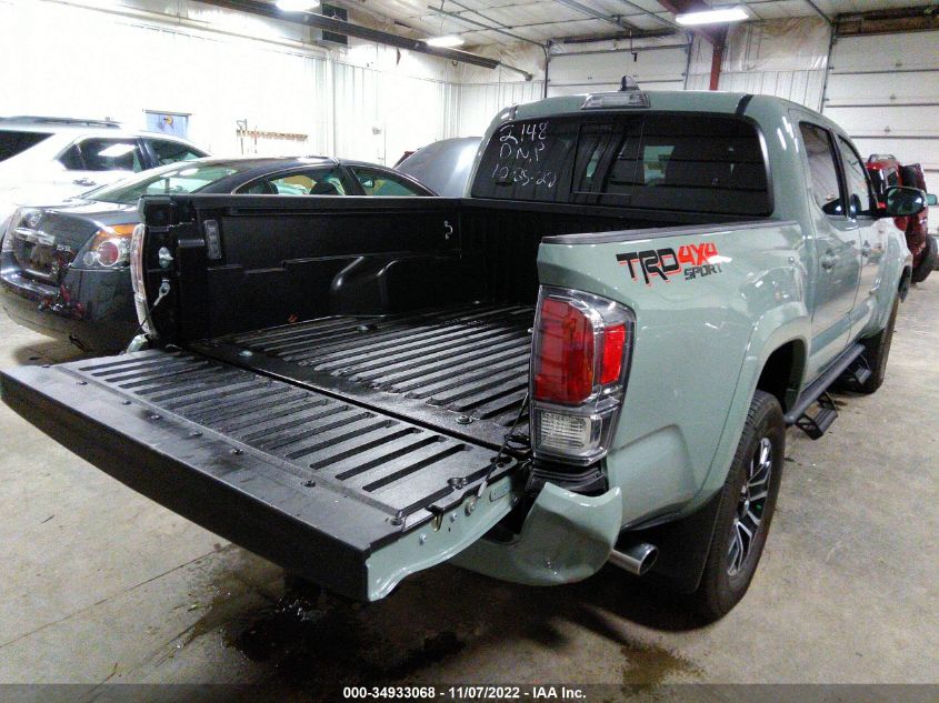2022 TOYOTA TACOMA 4WD SR/SR5/TRD SPORT VIN: 3TYCZ5AN7NT082148
