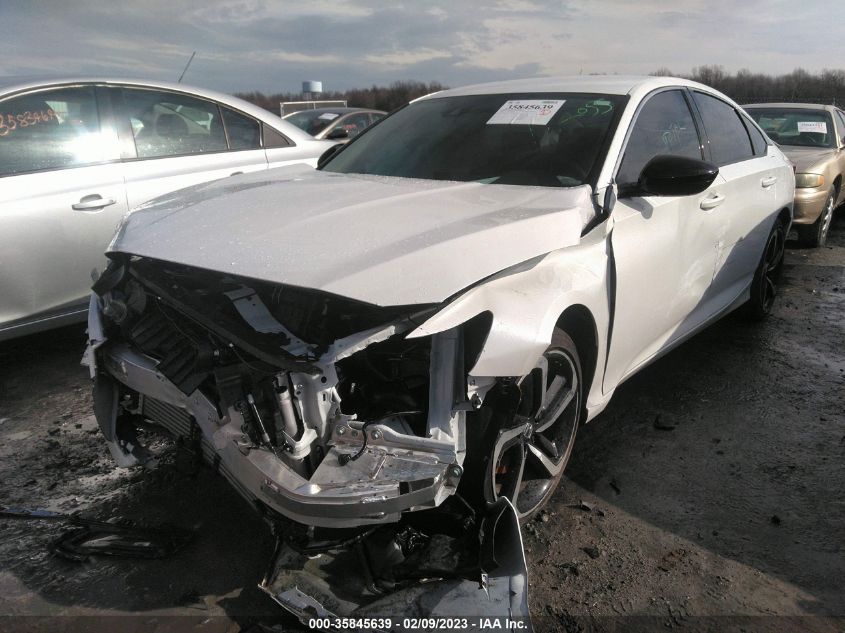 2022 HONDA ACCORD SEDAN SPORT SE VIN: 1HGCV1F48NA096039