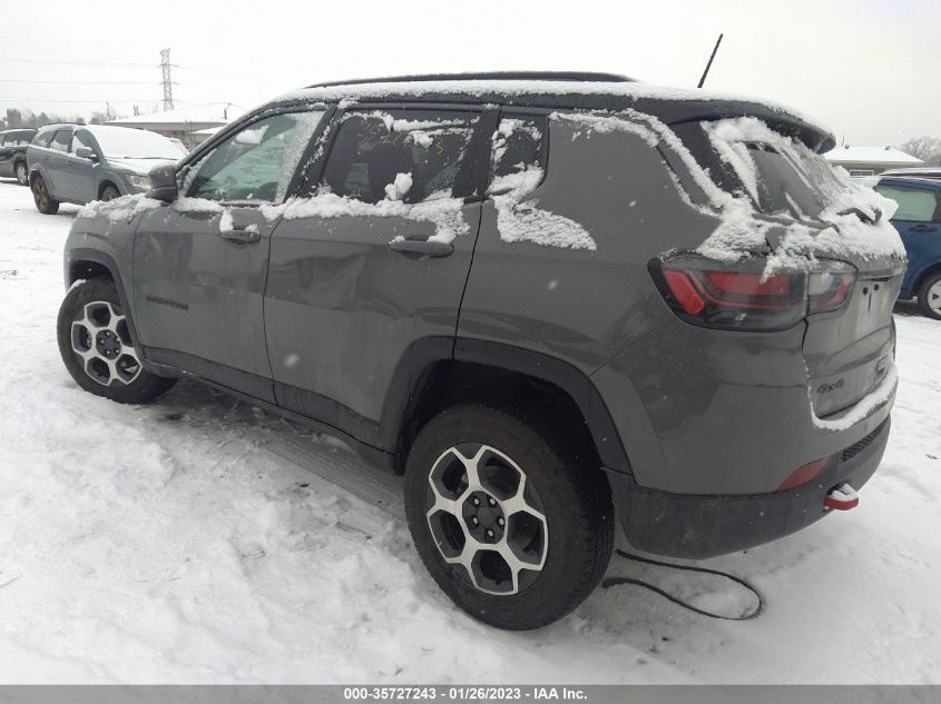 2022 JEEP COMPASS TRAILHAWK VIN: 3C4NJDDB1NT160100