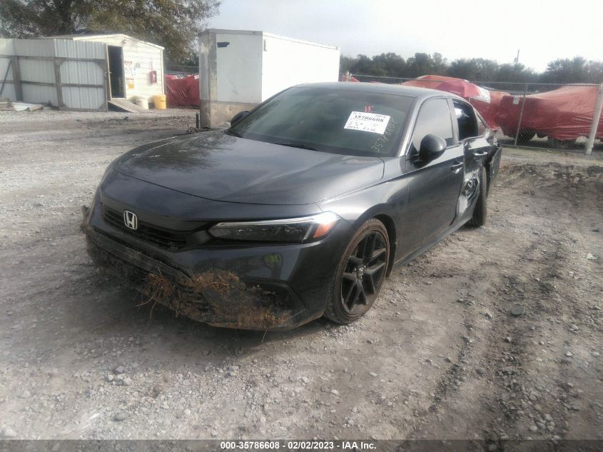2022 HONDA CIVIC SEDAN SPORT VIN: 2HGFE2F50NH563113