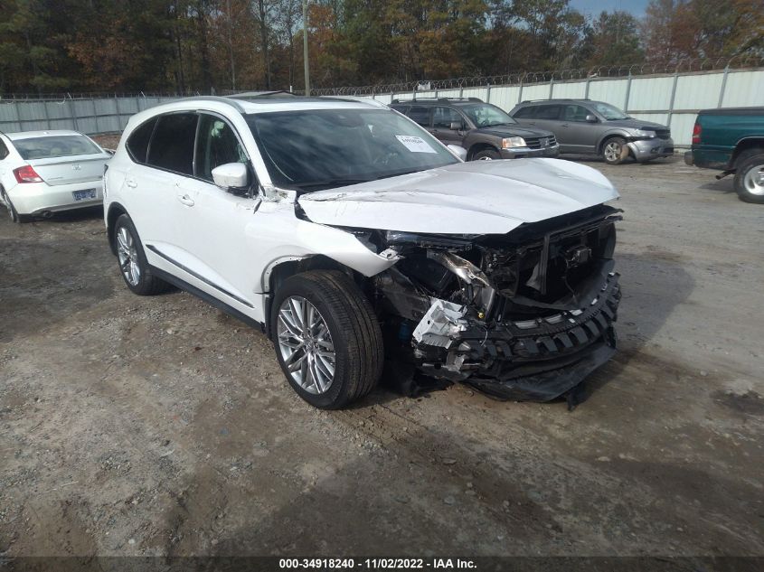 2022 ACURA MDX W/ADVANCE PACKAGE VIN: 5J8YE1H84NL041324