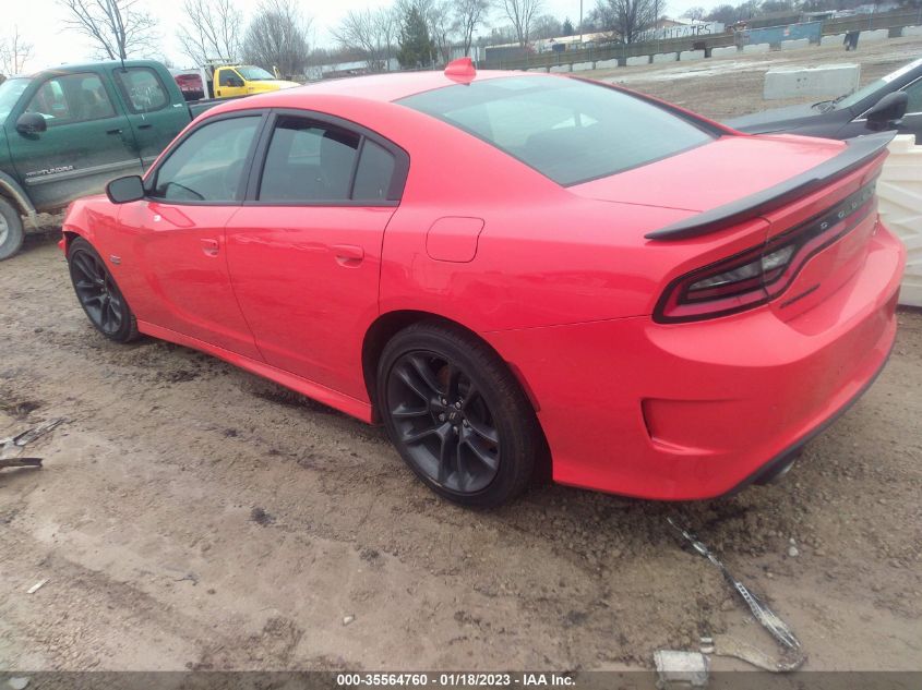 2021 DODGE CHARGER SCAT PACK VIN: 2C3CDXGJ6MH503871