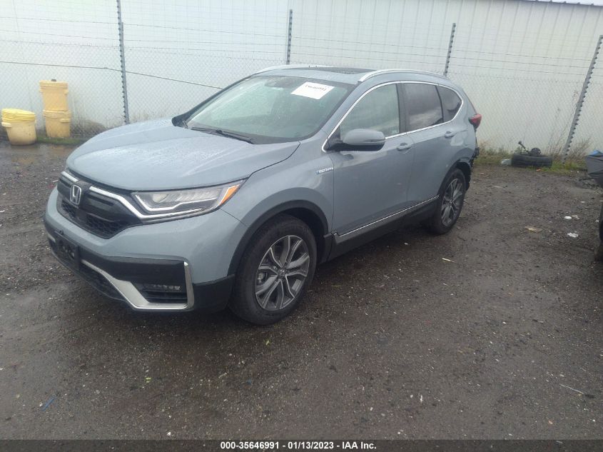 2022 HONDA CR-V HYBRID TOURING VIN: 5J6RT6H90NL029017