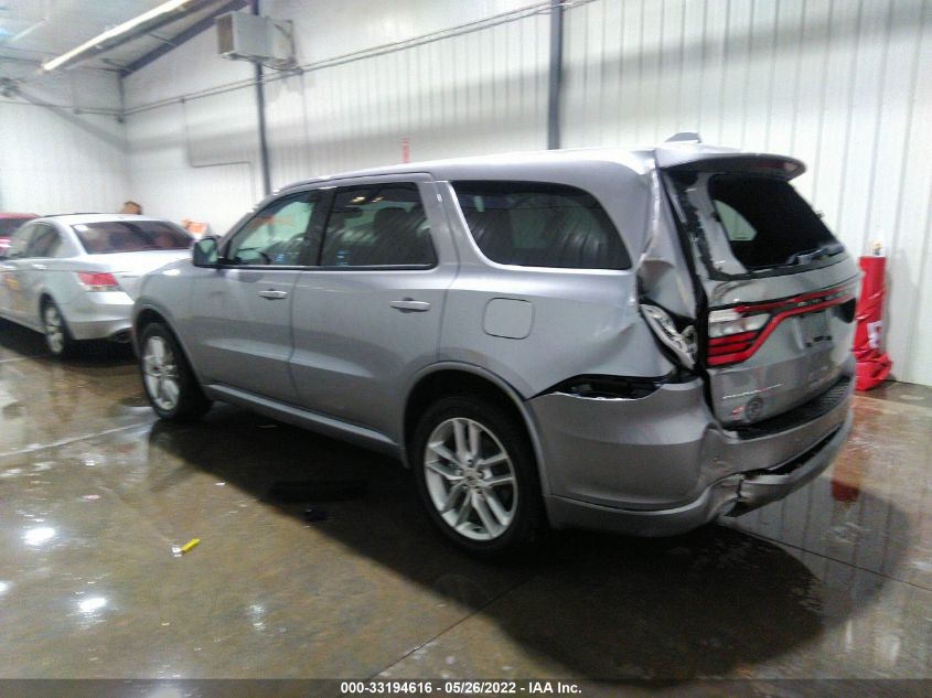 2021 DODGE DURANGO GT VIN: 1C4RDJDG2MC724513